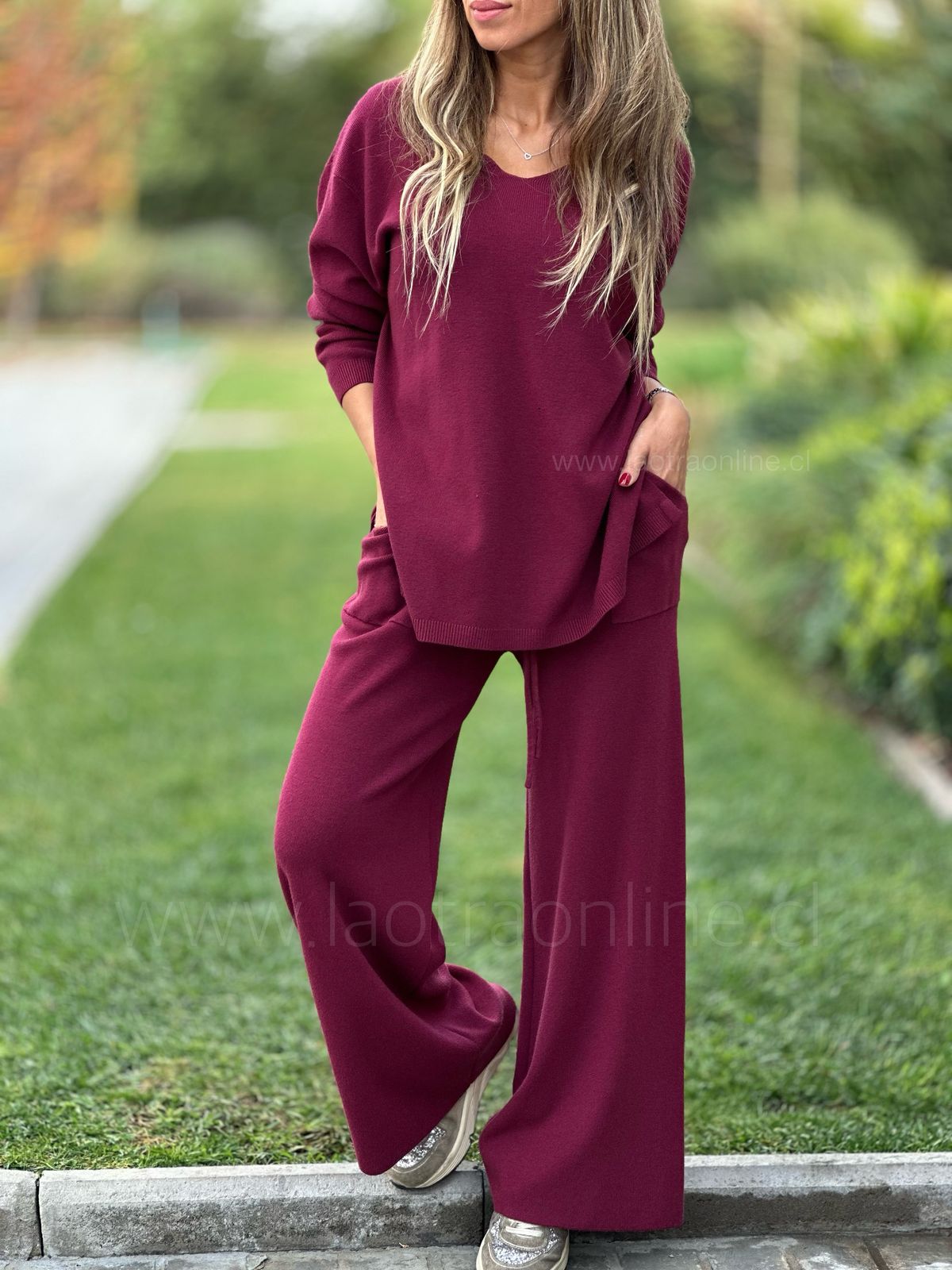Conjunto Anastasia cherry