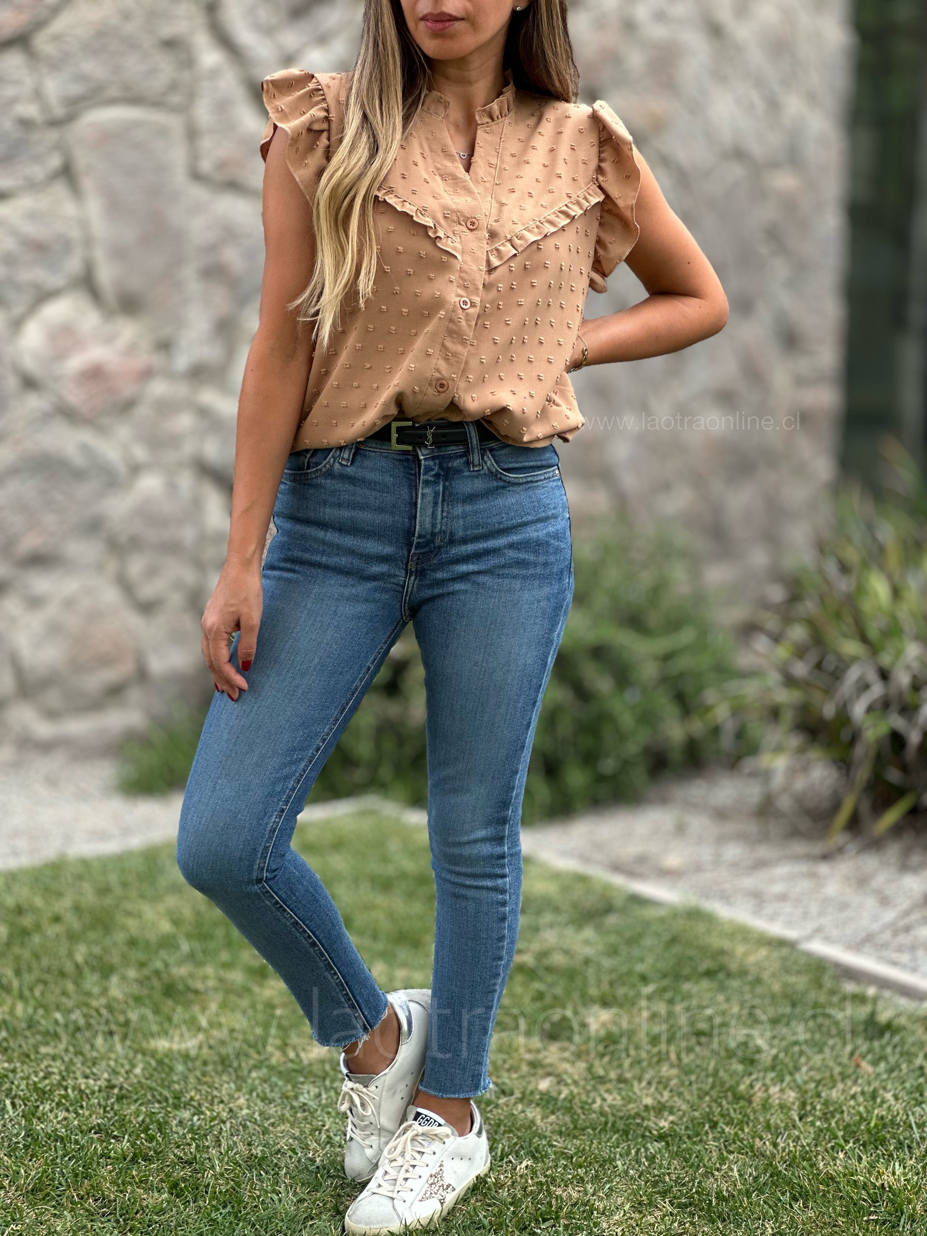 Blusa Isi camel