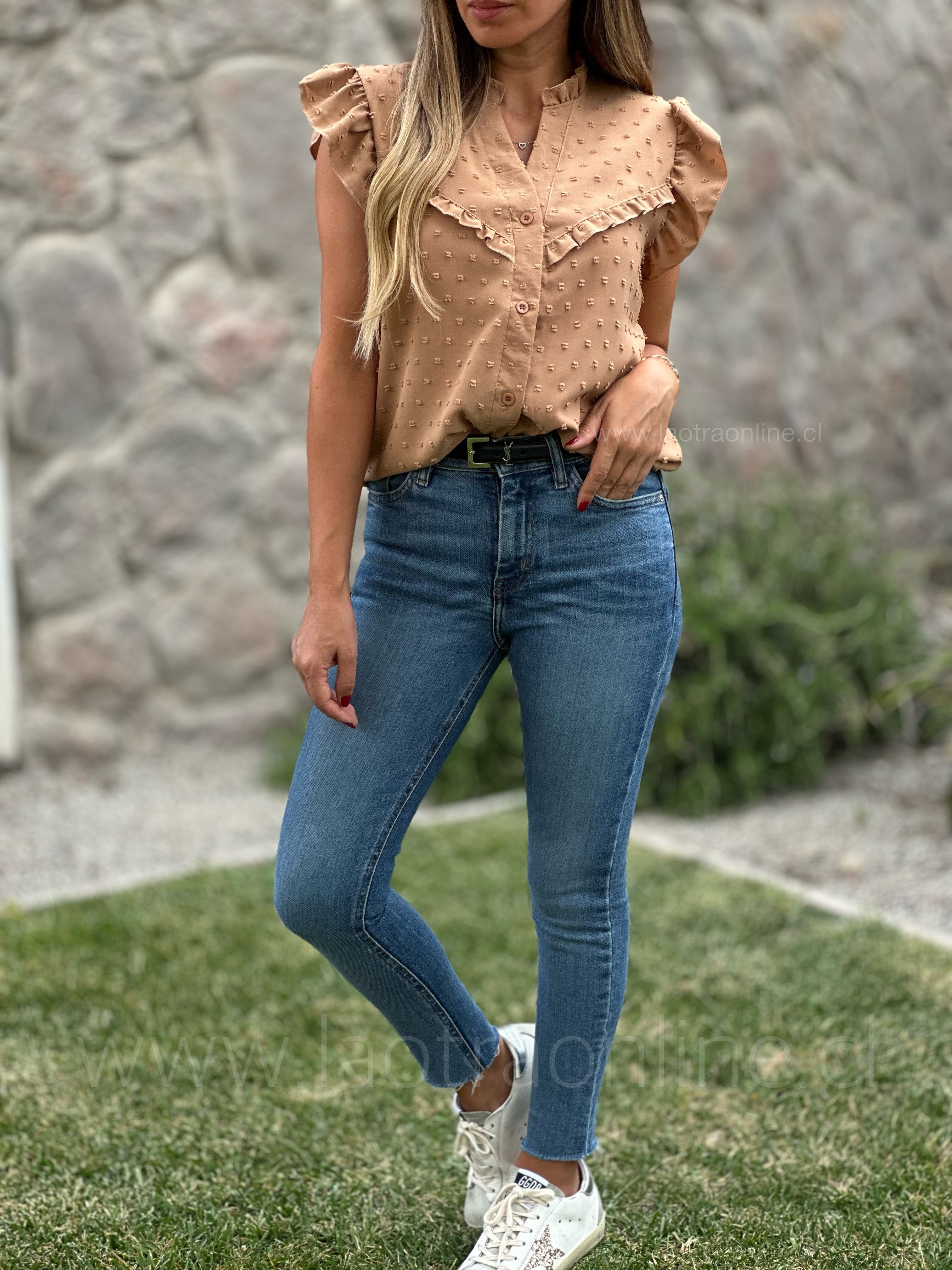 Blusa Isi camel