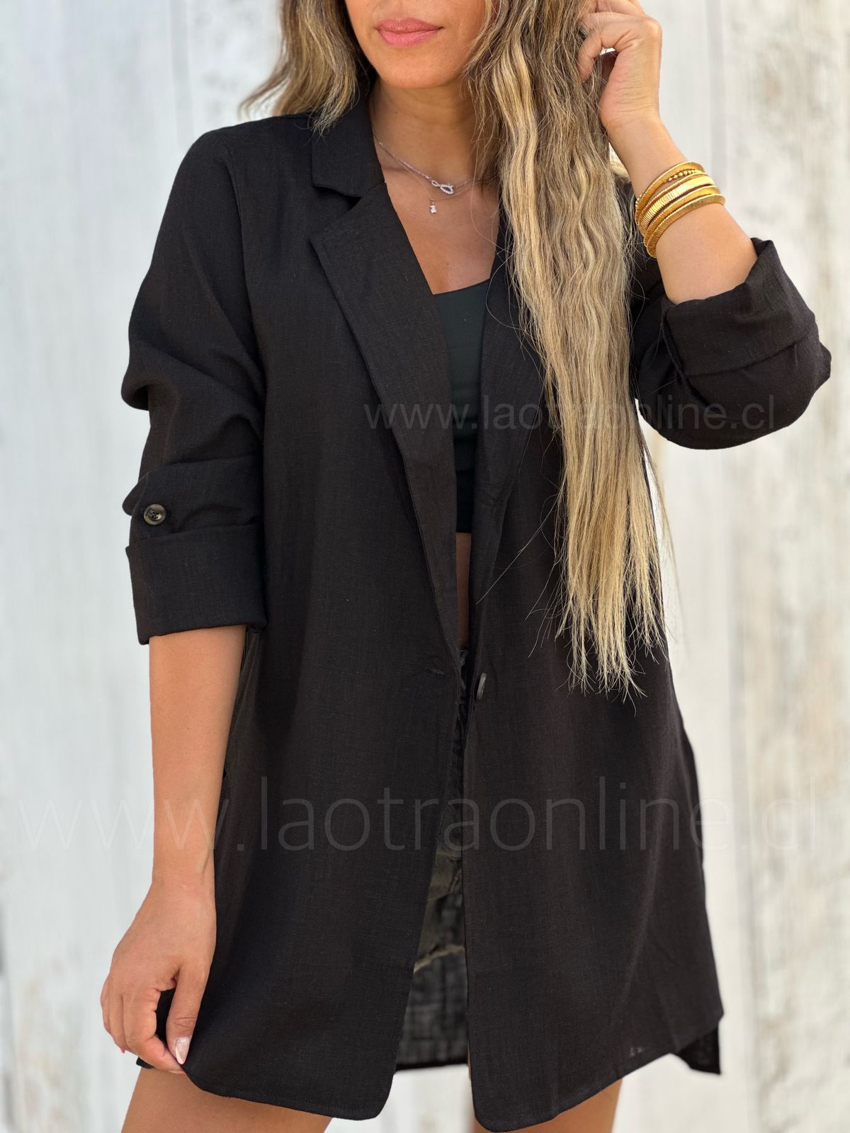 Blazer Janeiro negro