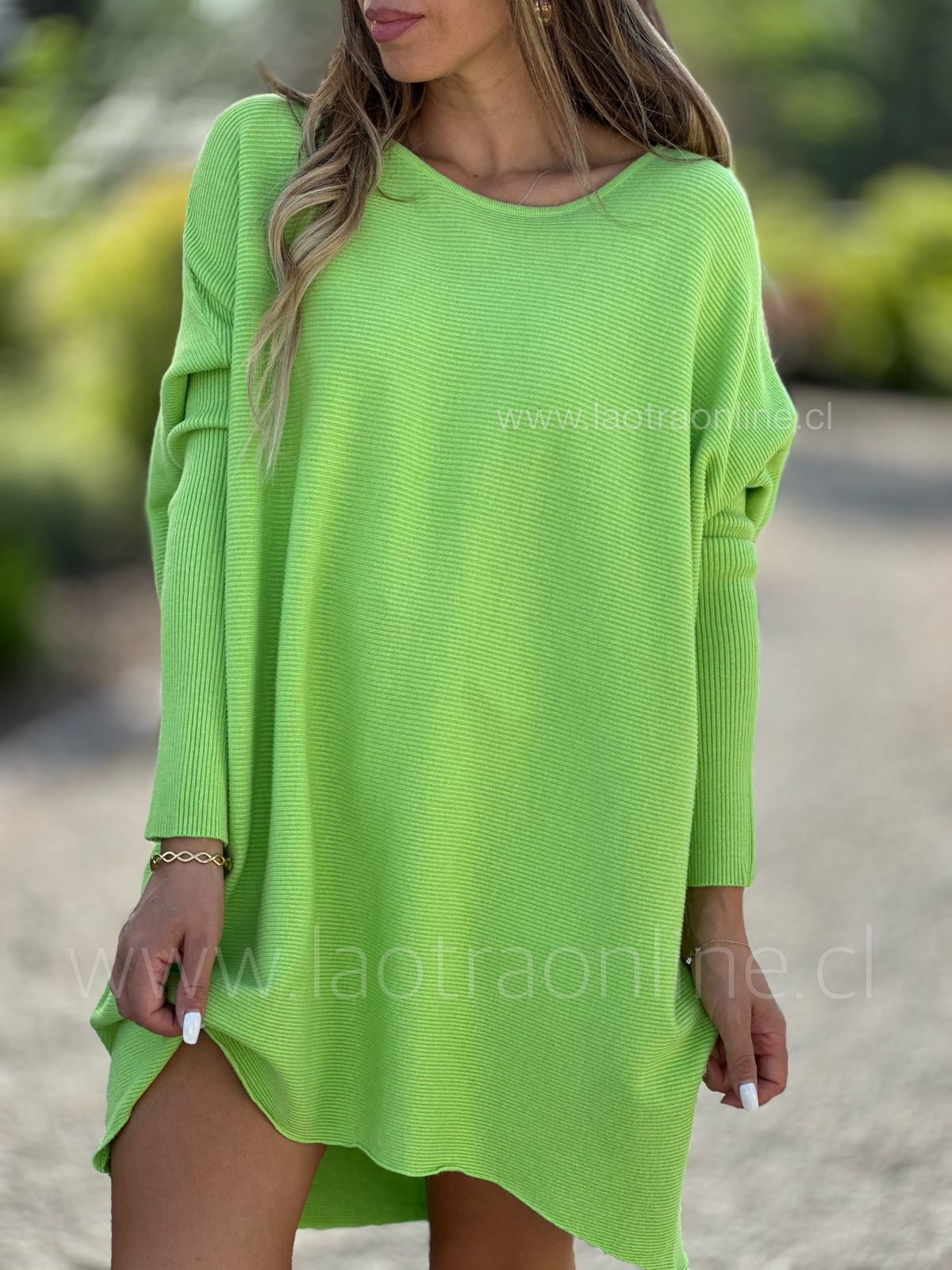 Sweater Andaluz verde lima