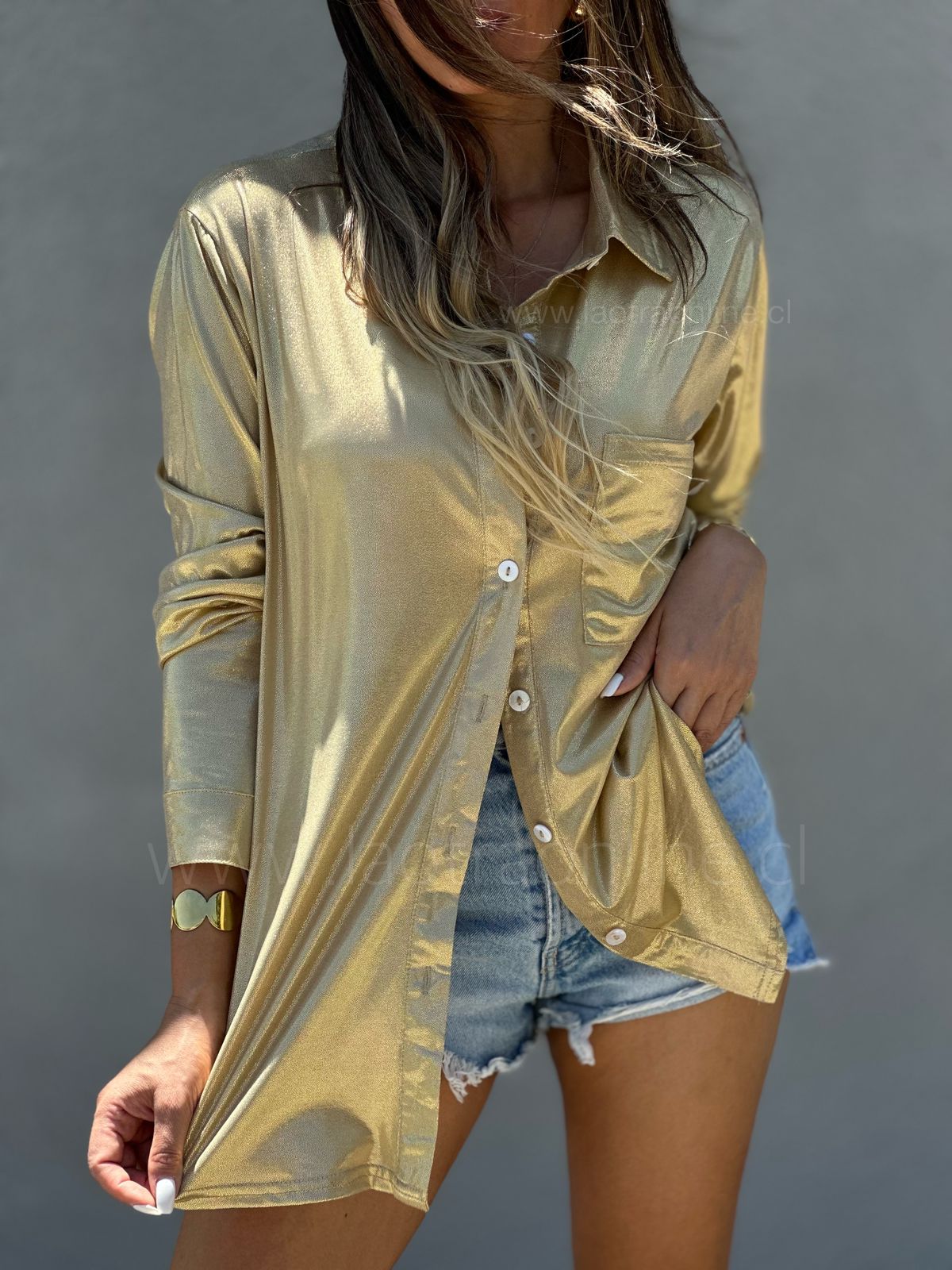 Blusa Dubai dorado