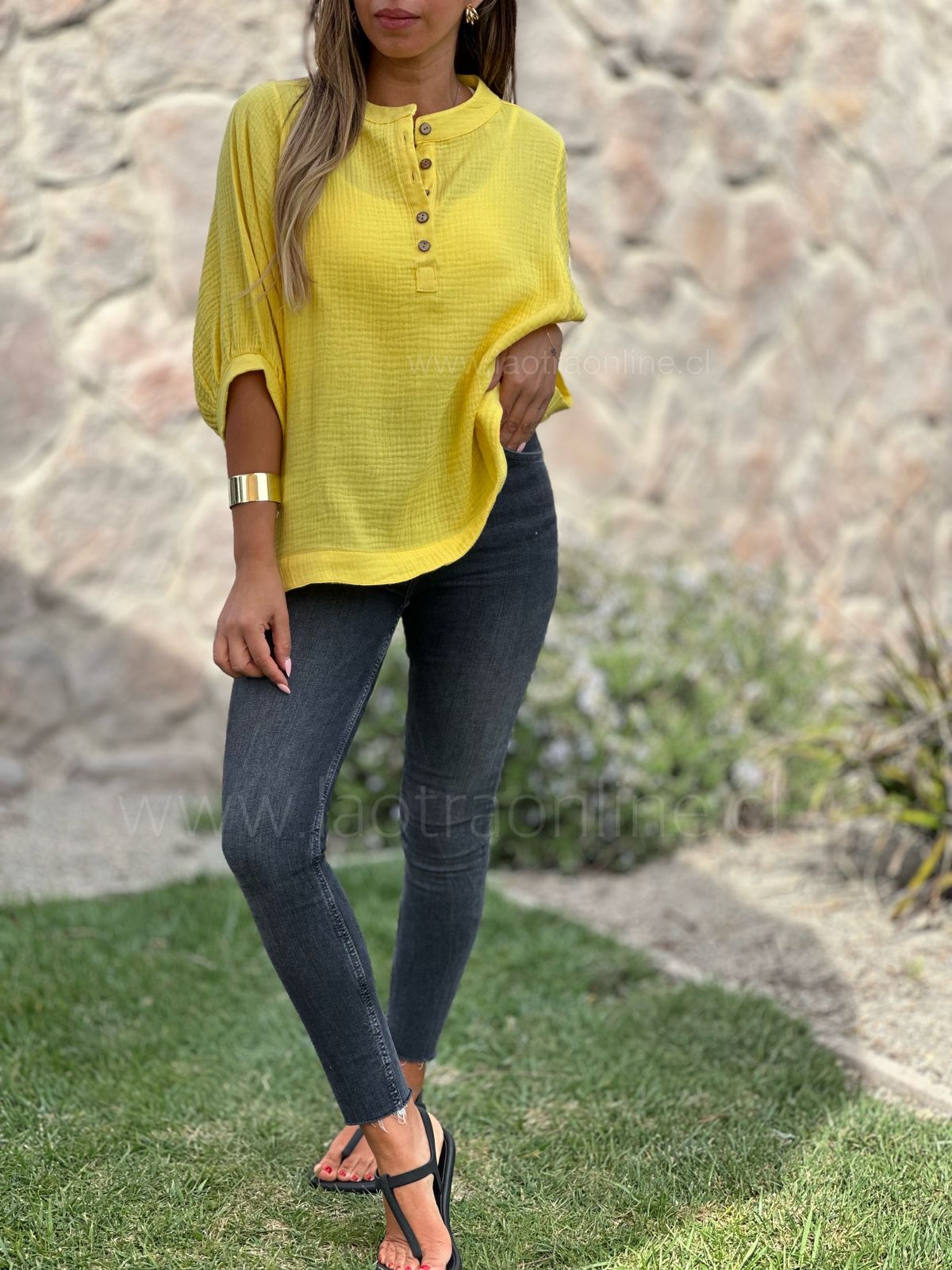 Blusa Aida amarillo