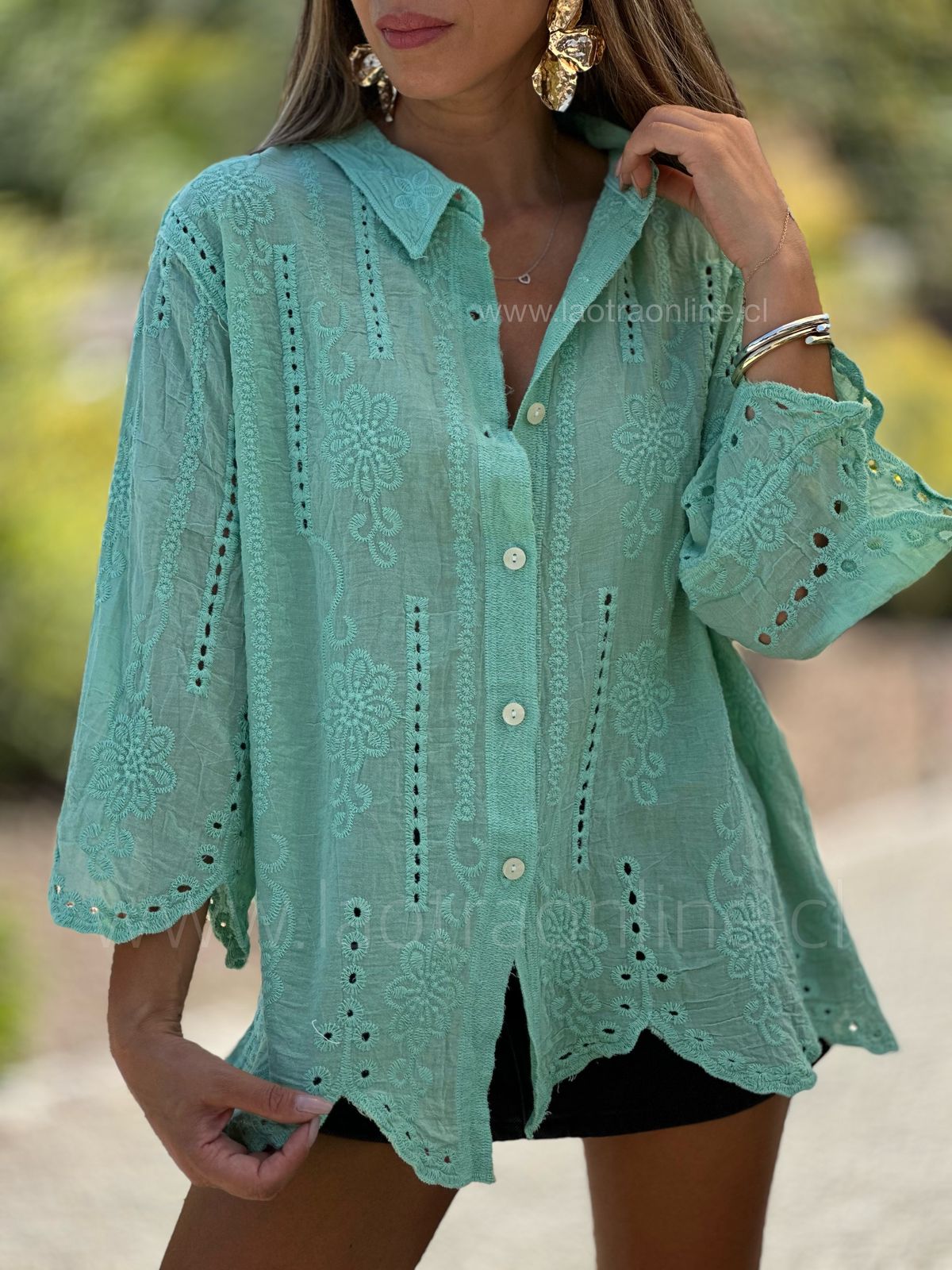 Blusa Power menta