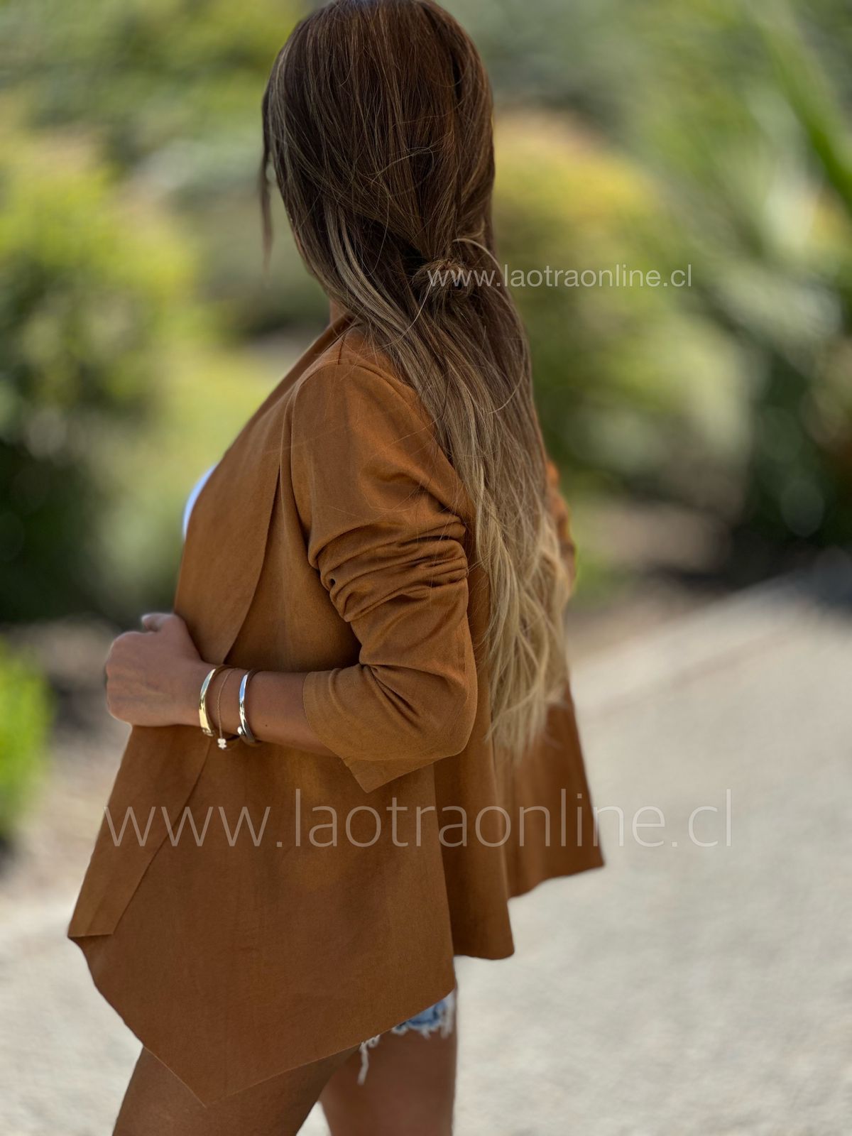 Chaqueta suede toffe