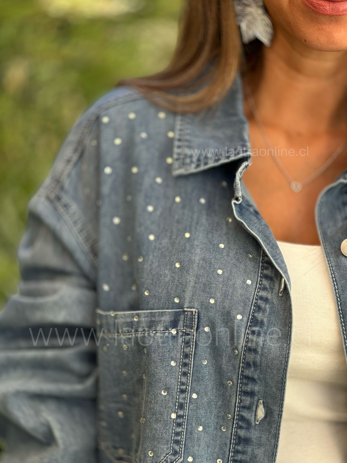 Blusa Destellos azul