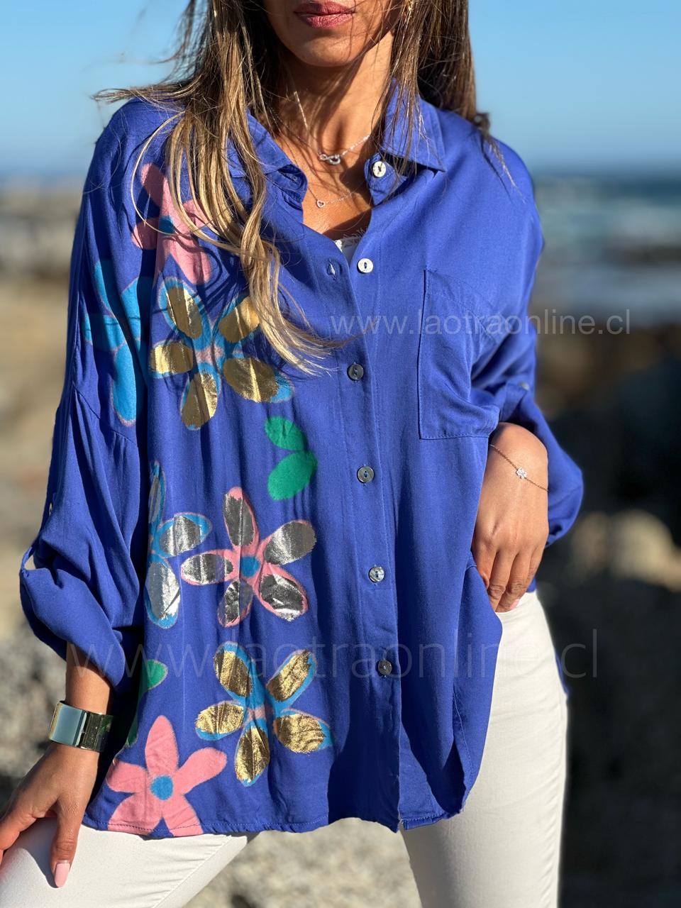 Blusa Marina azul