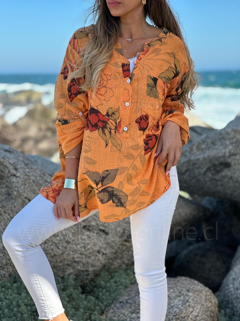 Blusa Isadora naranja