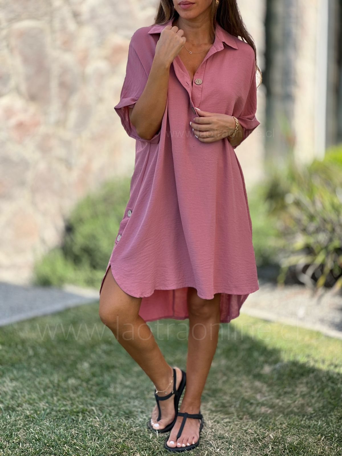 Vestido/blusón Mendoza rosa