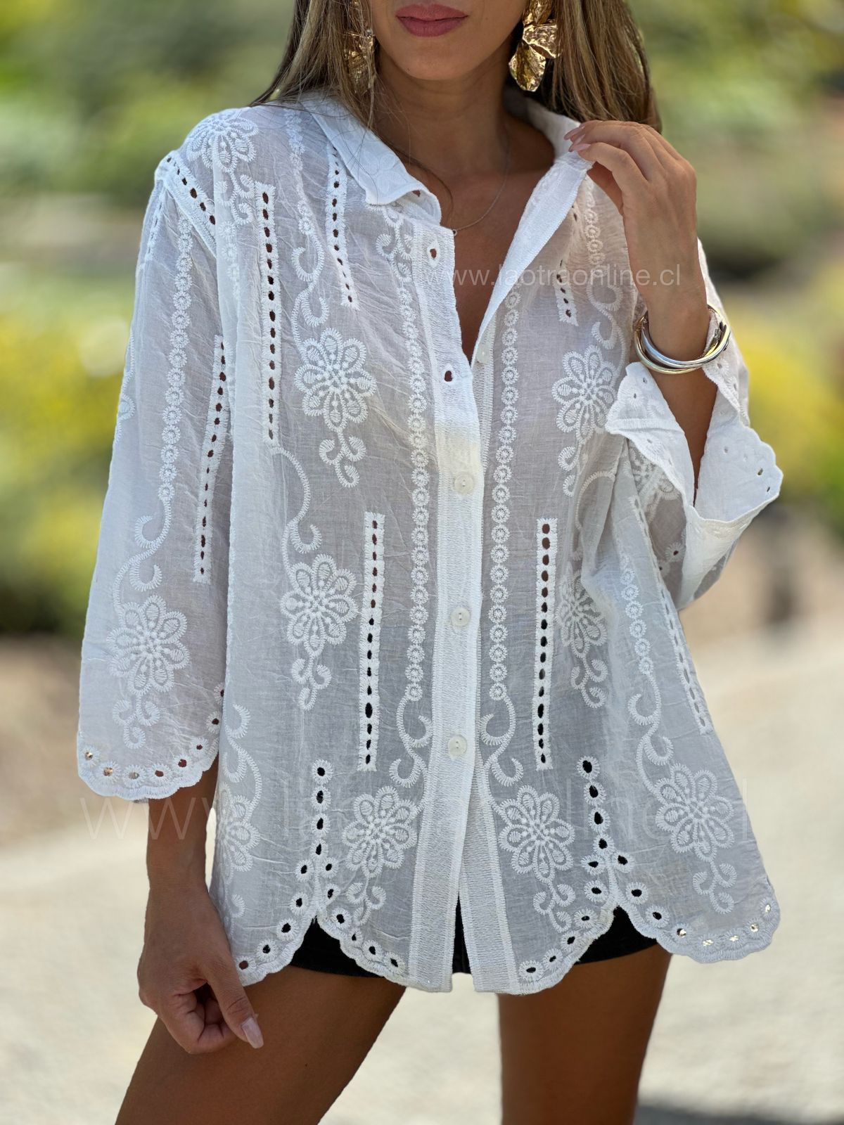 Blusa Power blanco