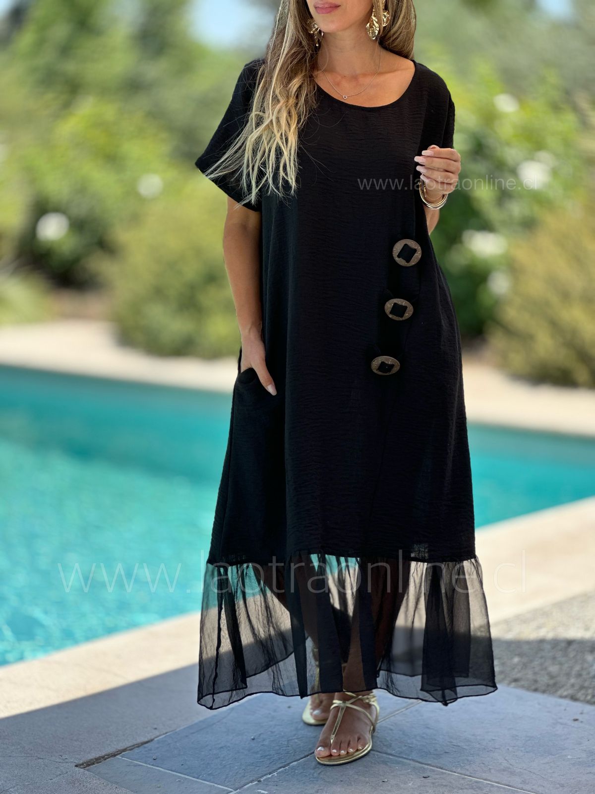 Vestido Polonia negro