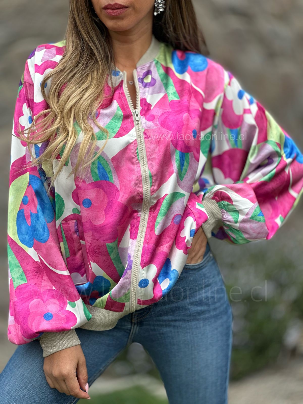 Bomber Renata fucsia