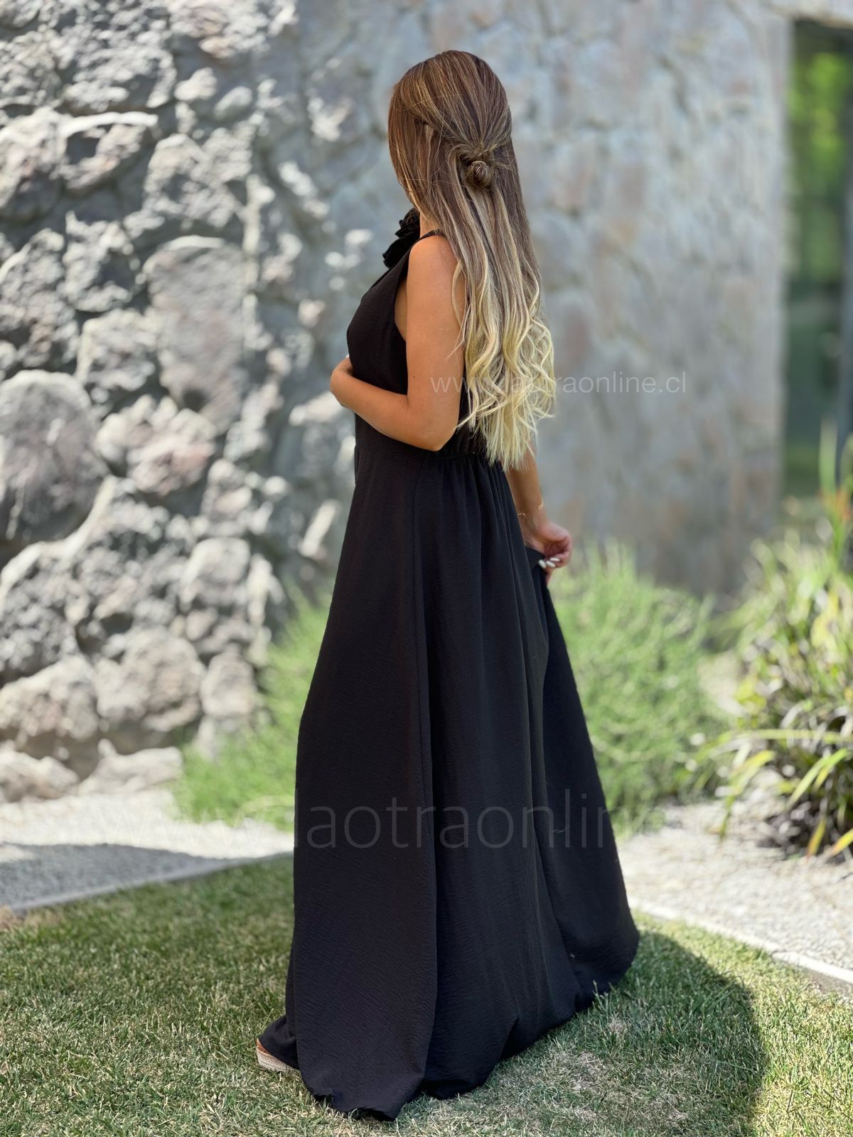 Vestido Santorini negro