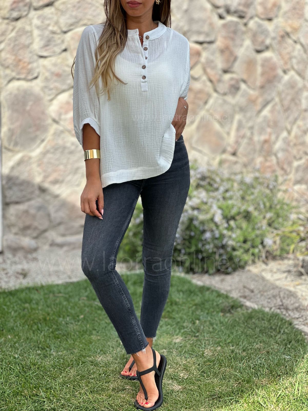 Blusa Aida blanco