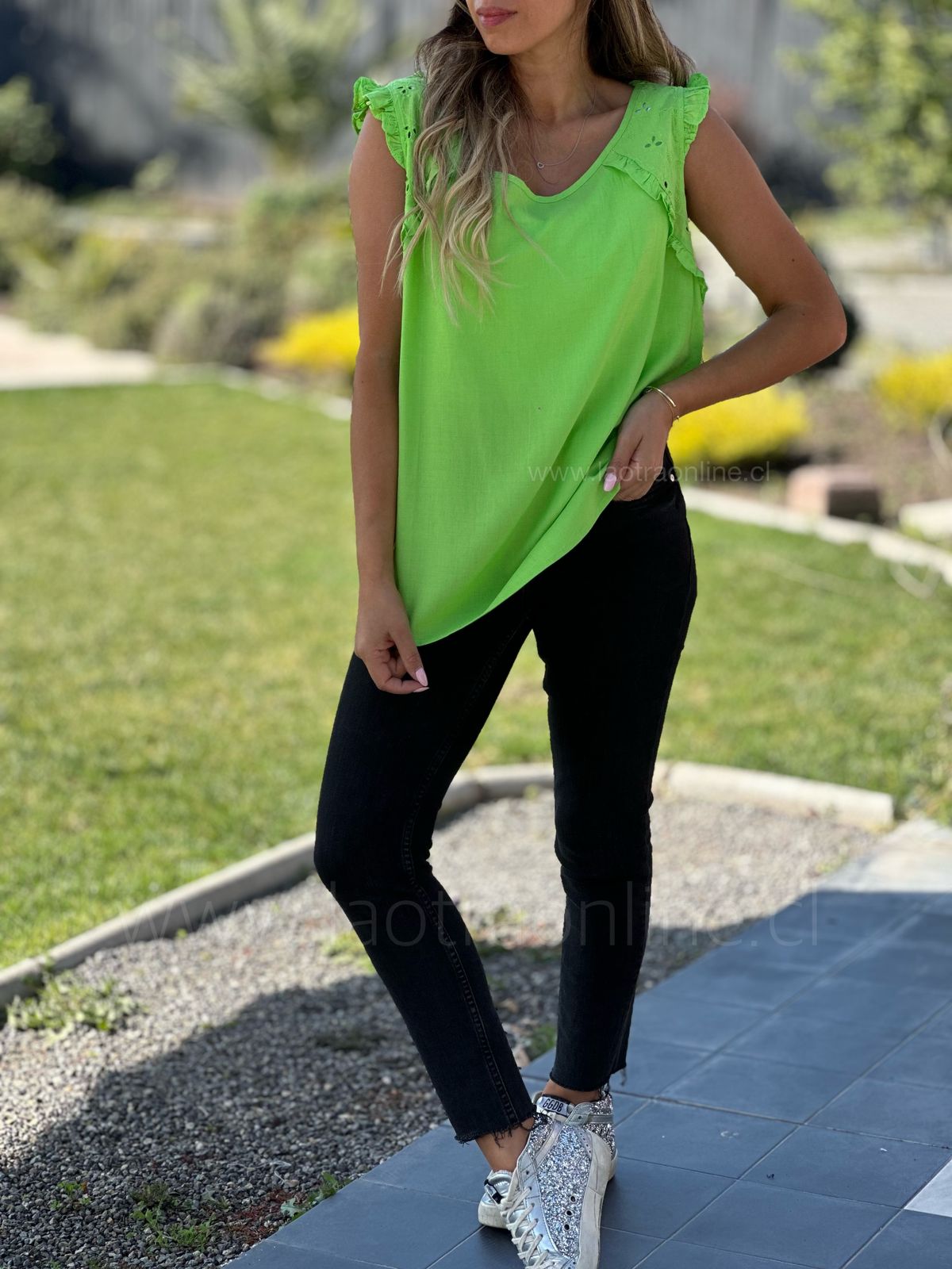 Polera Maria Lucía verde