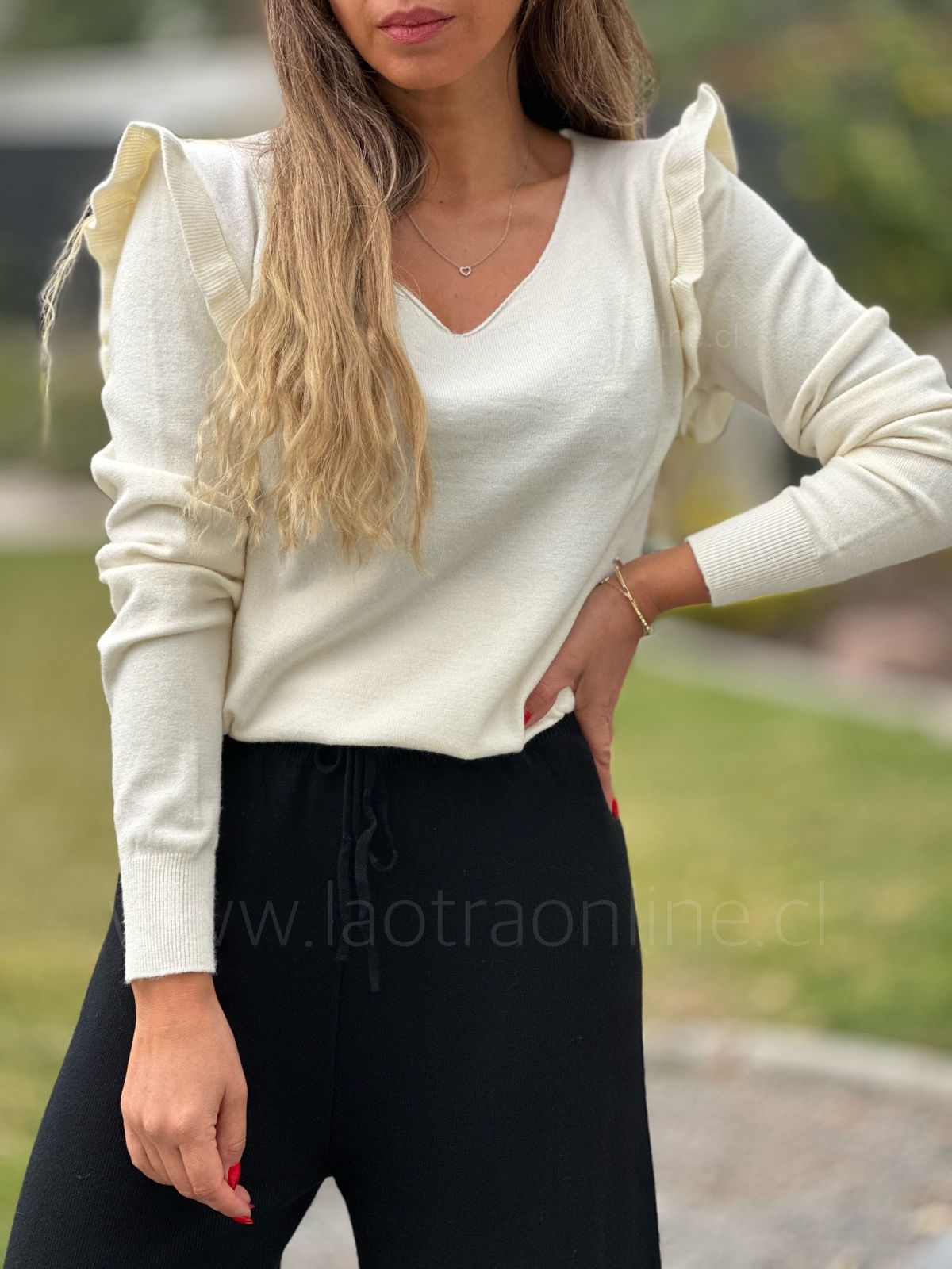 Sweater Vuelitos crema