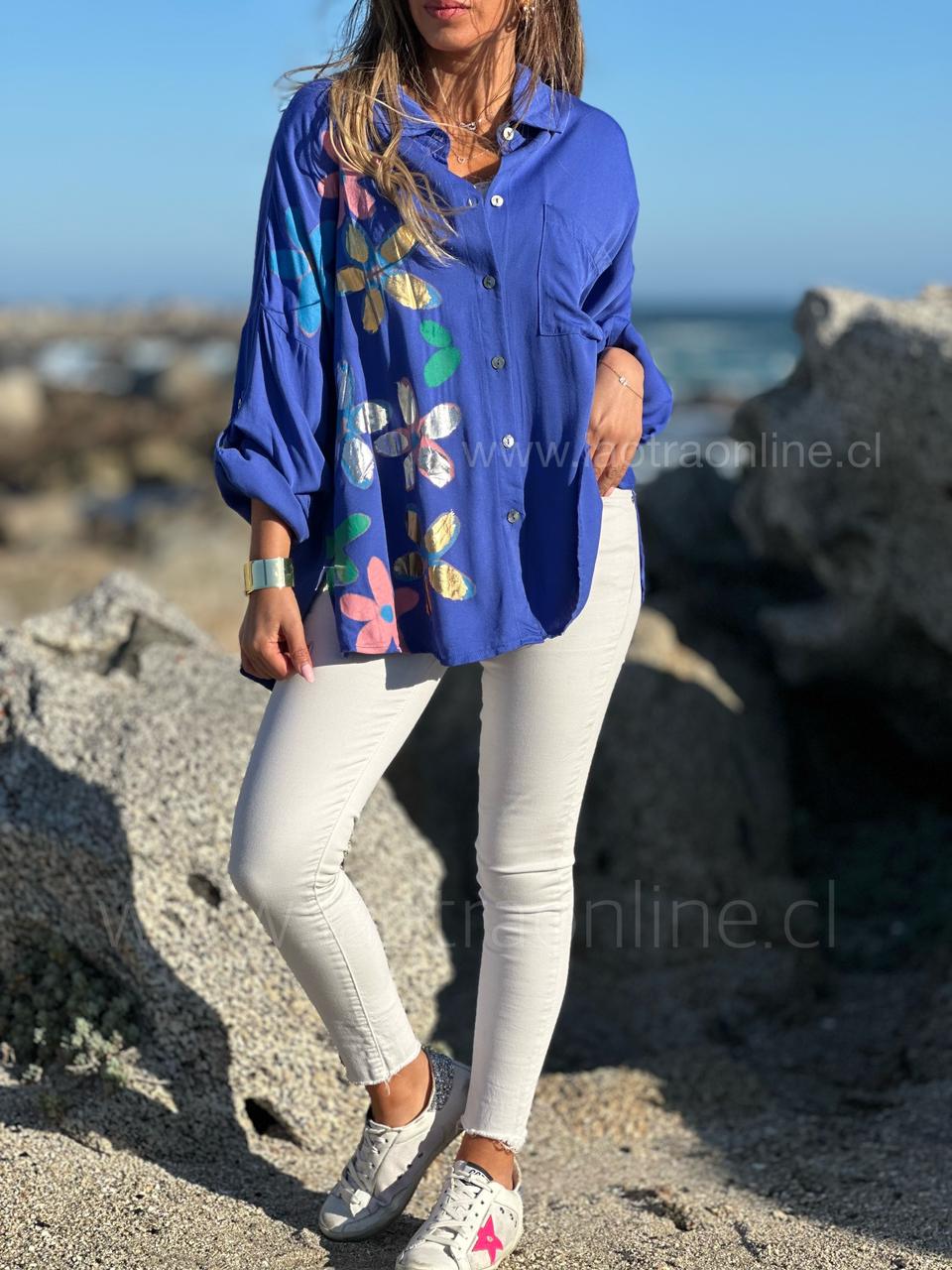 Blusa Marina azul