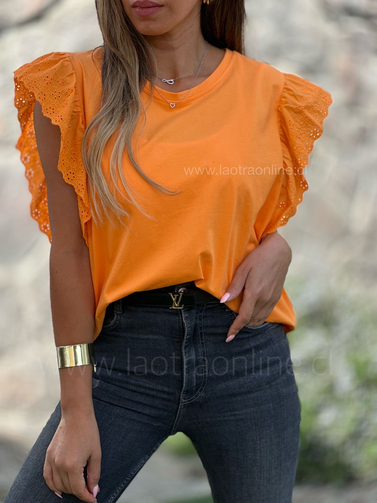 Polera Azalea naranja