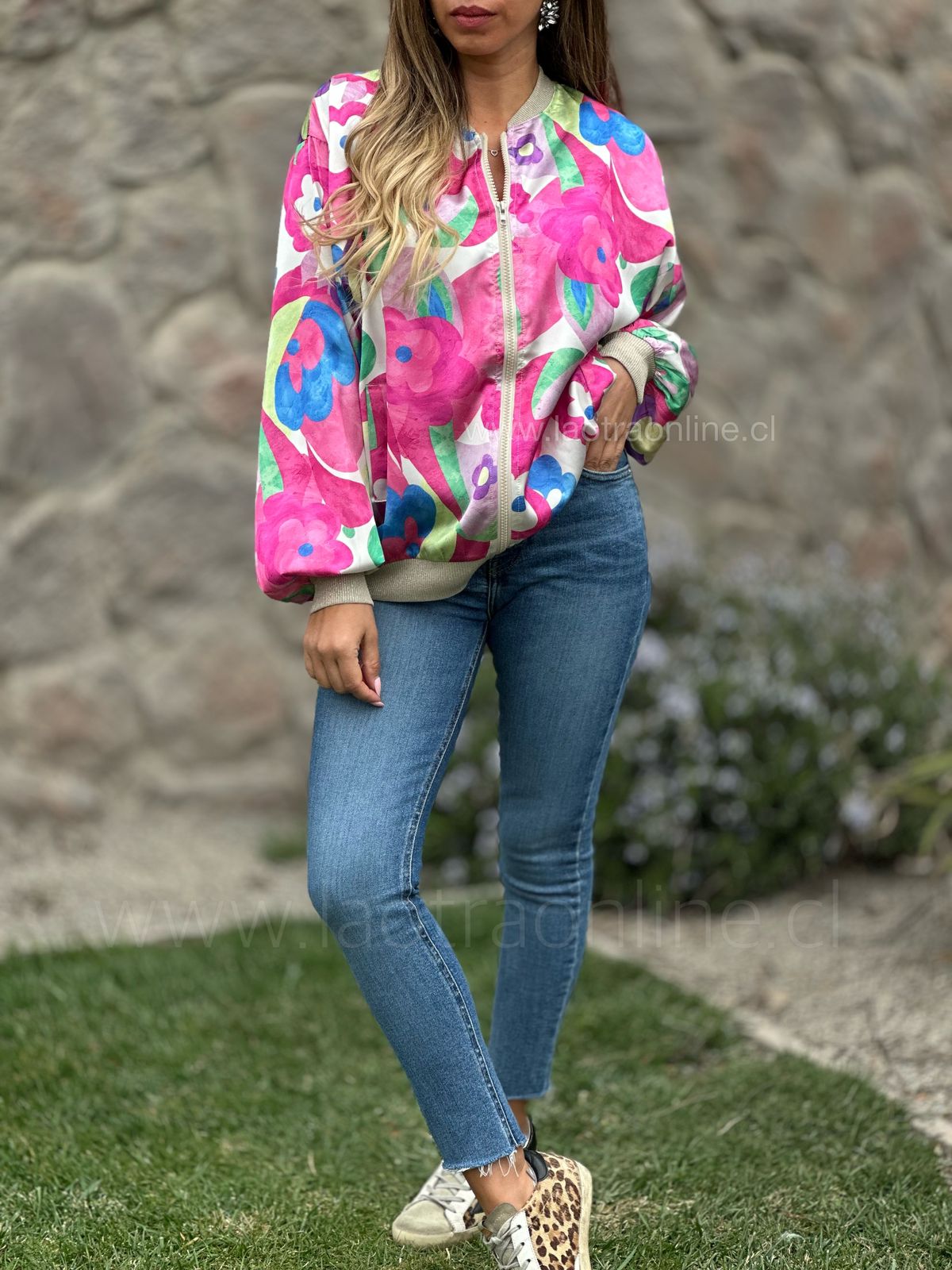 Bomber Renata fucsia