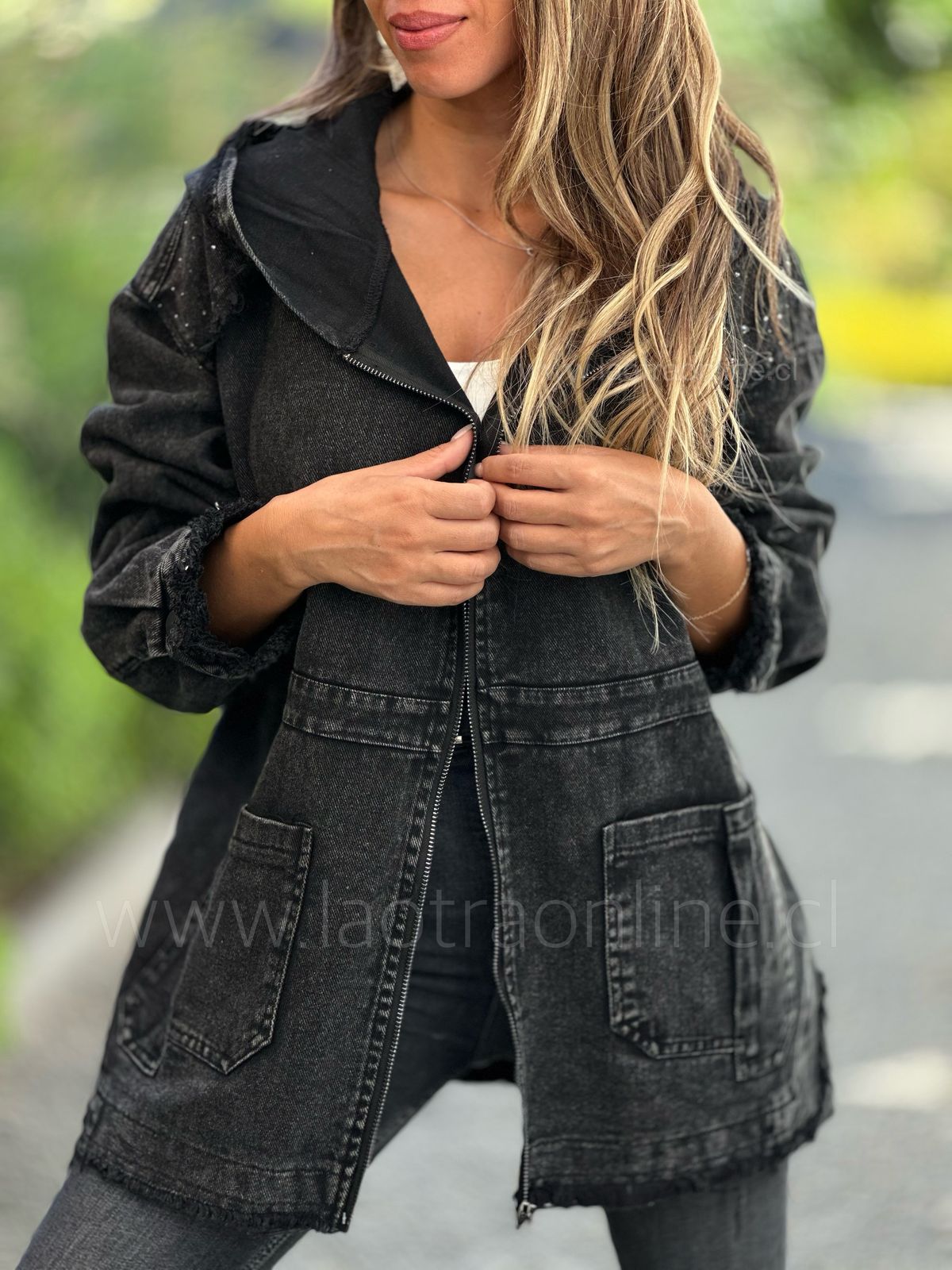 Chaqueta Turquía negro